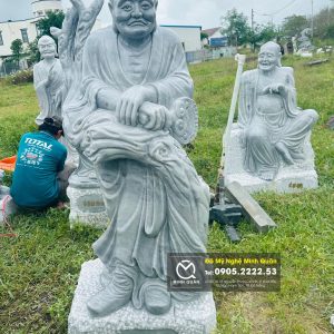18 vị la hán bằng đá 1