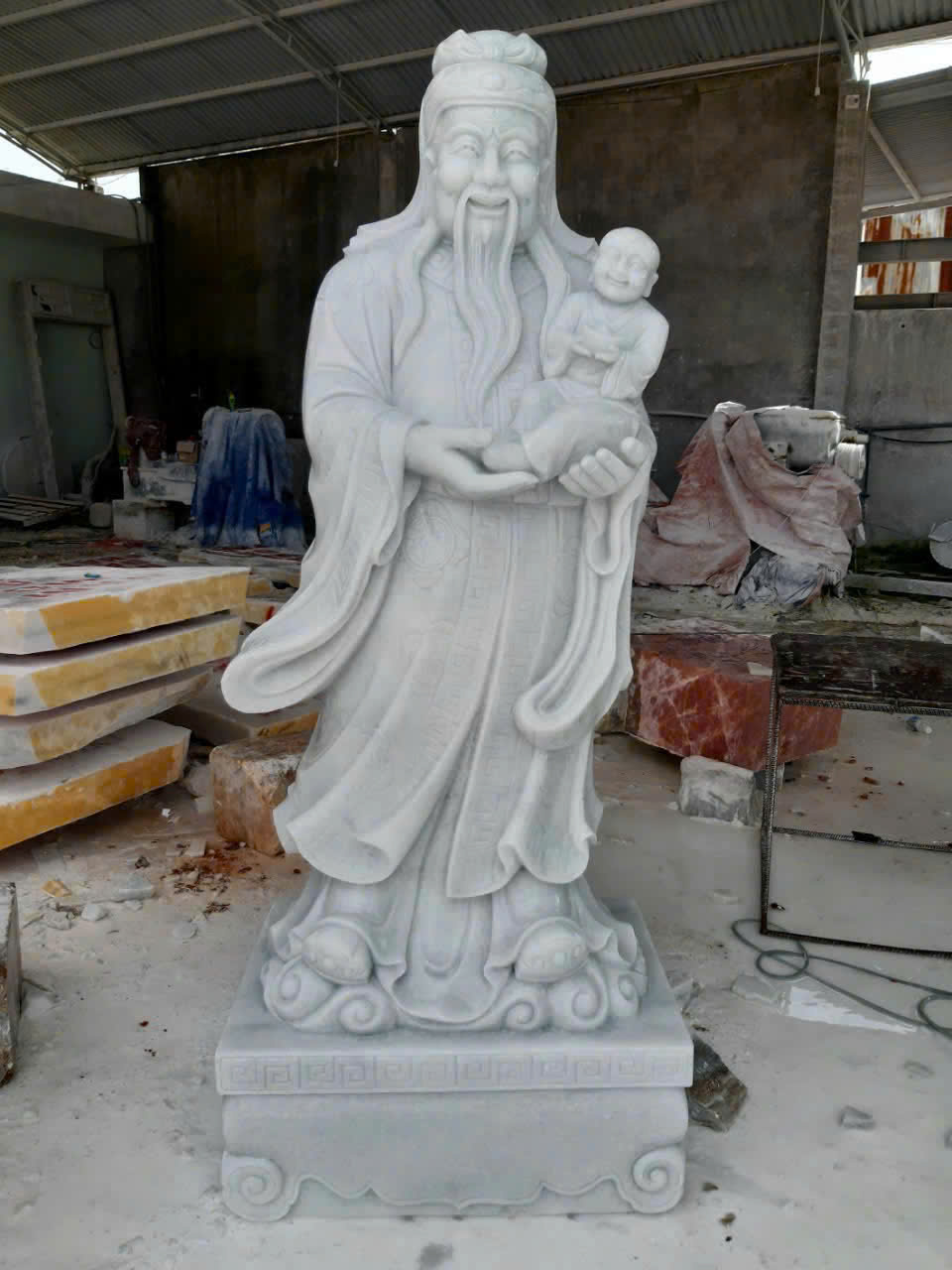 tượng đá mỹ nghệ phúc lộc thọ