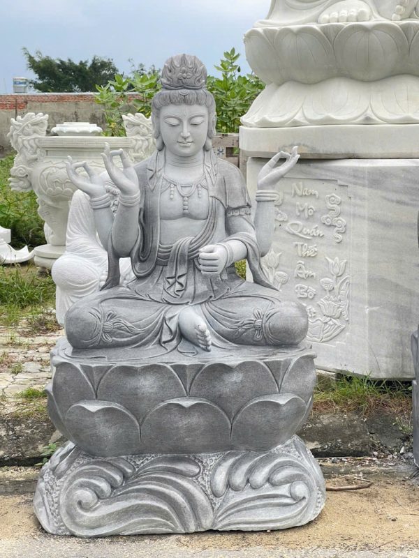 12 vị hoá thân chất liệu đá xám 12 vị hoá thân chất liệu đá xám