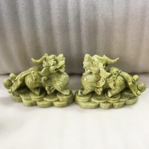 Tỳ hưu đá phong thủy xanh