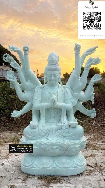 Âm Thiên Thủ Thiên Nhãn Bằng Đá